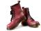 BUTY Glany McArthur martensy BORDO SKÓRA WL-04 38