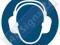 ZNAK BHP Nakaz stosowania ochrony słuchu ISO 7010