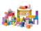 Klocki edukacyjne w pudełku 50 elementów