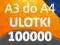 ULOTKI A3 SKŁADANE do A4 100000 szt -Wysoka jakość