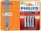 `4 baterie Philips Power Alkaline LR03 AAA 1,5V