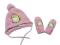 H&amp;M czapka + rękawiczki HELLO KITTY 12-18 m-cy