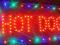 HOT DOG  REKLAMA LED NEON BANER tablica szyld