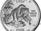 USA 2 x 25 c ALASKA Niedźwiedź 2008 P + D