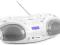 BOOMBOX LENCO SCD-10 MP3/USB/SD/MMC BIAŁY