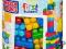 MEGA BLOKS KLOCKI 80 SZT TORBA KOLOROWE NEW