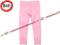 NEXT LEGGINSY getry różowe koronka 2-3lata 98cm