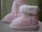 Modne botki emu saszki H&amp;M baby pink