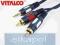 VITALCO kabel przewód jack 3,5/ 2 rca chinch 1,5m
