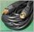 Kabel wtyk RCA cinch - wtyk SVHS 10m FV wys24(1464