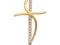 ZŁOTY WISIOREK ZAWIESZKA KRZYŻ KRZYŻYK 585 ***