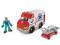 TOYS Fisher Price Pojazdy miejskie BGY15, ambulans