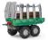 TOYS Rolly Toys Przyczepa do przewozu drewna 2-osi