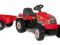 TOYS Smoby Traktor Gm Bull, czerwony
