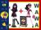 2x LALKA MONSTER HIGH ELISSABAT + DRACULAURA WAWA