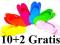 10+2 gratis KLAPKI kosmetyczne JAPONKI PEDICURE