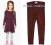 H&amp;M NOWE LEGGINSY GETRY SERDUSZKA__104