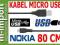 KABEL MICRO USB CA-101 C3-01 C3 C2 E52 800 LUMIA