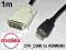 Kabel DVI_D HDMI oryginalny MOLEX 1m złocony #U1L