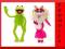 DISNEY MASKOTKA KERMIT PIGGY MAPPETY UL. SEZAMKOWA