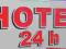 LITERY blokowe --- napis HOTEL  60cm reklama, neon