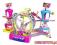 GRAJACY ZESTAW POLLY POCKET KONCERT ROCK SKATE PAR