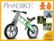 FirstBike STREET GREEN rowerek biegowy z hamulcem