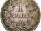 NIEMCY 1 MARKA 1876 ROK H  st.3 SREBRO