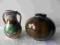 KOŁO  -  2 sygnowane, ceramiczne wazony.
