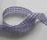 [K23a5] WSTĄŻKA TASIEMKA KRATKA 25mm 1m c. fiolet