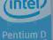 Naklejka Intel Pentium D 19x23mm