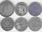 Zestaw ciekawych numizmatow KANADA aluminium