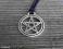 NASZYJNIK PENTAGRAM SREBRNY: AMULET + RZEMYK ar301