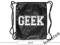 PLECAK WOREK GEEK PRINT VINTAGE NAPIS BLOG