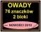 OWADY - zestaw 76 znaczków i 2 bloki NOWOŚCI *21a