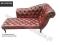 SZEZLONG CHESTERFIELD PIKOWANE SIEDZENIE SKÓRA NAT