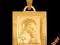 medalik złoty MARYJNY laserowy pr585 GRATISY