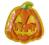 Talerzyki Halloween Dynia 6szt 23x24cm