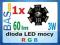 Dioda LED mocy radiator 3W - RGB