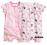*H&amp;M* piżamki rampersy 2-pack motylki NOWE 68