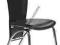 Krzesło metalowe kuchenne K46 krzesła czarne salon