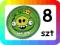 TALERZYKI PAPIEROWE URODZINY ANGRY BIRDS 8SZT 18CM