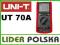 Miernik uniwersalny UNI-T UT70A UT 70A Gw 24m-ce
