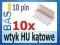 Wtyk kątowy HU - 10pin _ 10 sztuk