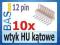 Wtyk kątowy HU - 12pin _ 10 sztuk