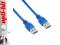 4World Kabel USB 3.0 AM-AM 4.0m niebieski