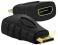 Adapter HDMI gniazdo - mini HDMI wtyk prosty F.VAT