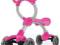 ROWERKI BIEGOWE do nauki chodzenia RÓŻOWY 10m