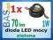 Dioda LED mocy 1W - zielona
