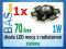 Dioda LED mocy 1W z radiatorem - zielona